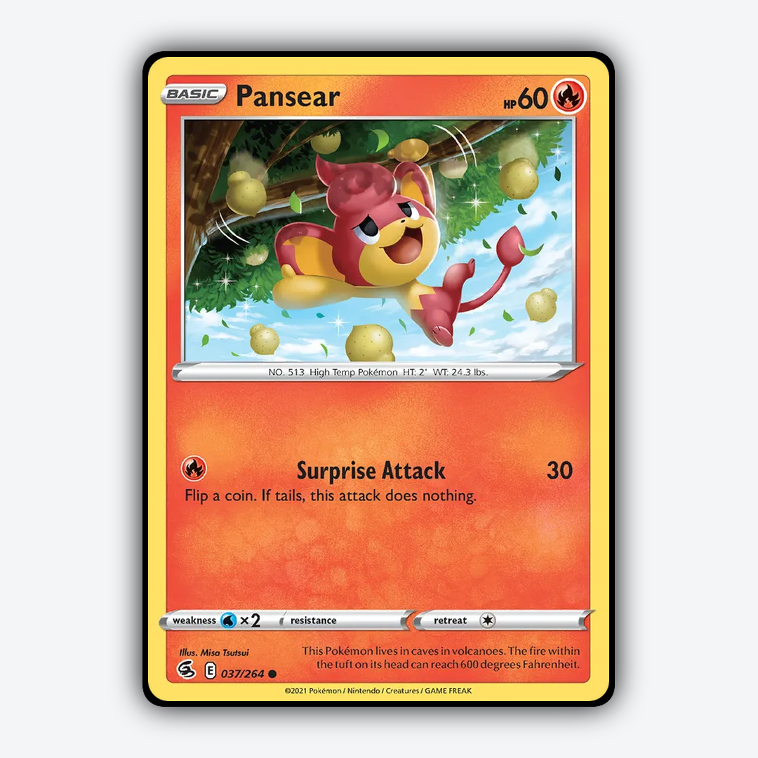 Pansear 037/264 - Fusion Strike Set - Card Rug
