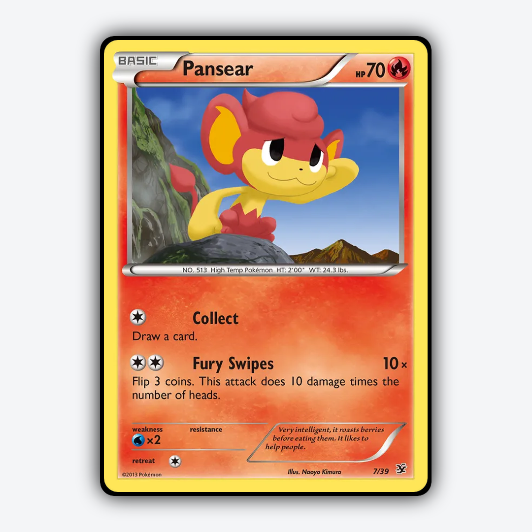 Pansear 007/39 - Kalos Starter Set - Card Rug