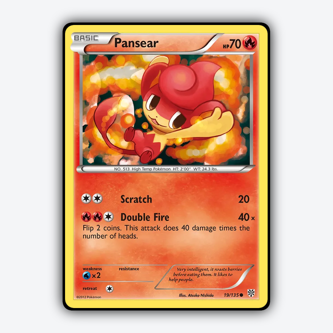 Pansear 019/135 - Plasma Storm Set - Card Rug