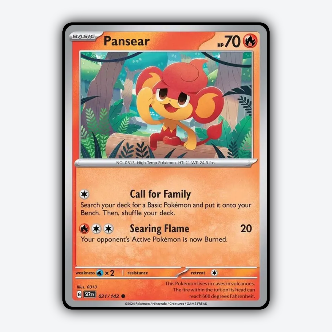 Pansear 021/142 - Stellar Crown Set - Card Rug