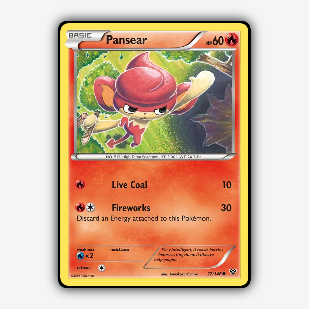 Pansear 022/146 - XY Set - Card Rug