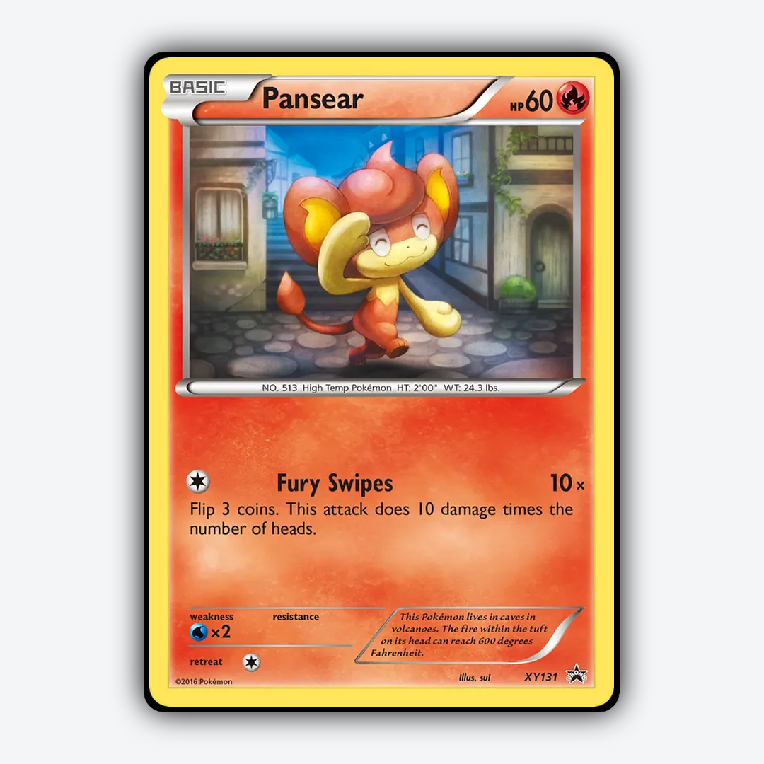 Pansear #131 - XY Black Star Promos Set - Card Rug