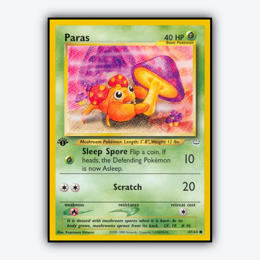 Paras 047/64 - Neo Revelation Set - Card Rug