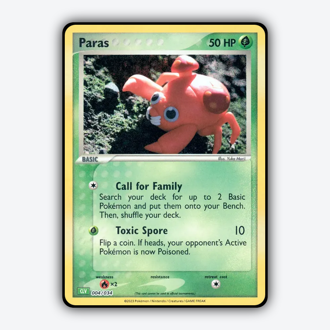 Paras 004/034 - Pokémon TCG Classic - Venusaur Set - Card Rug