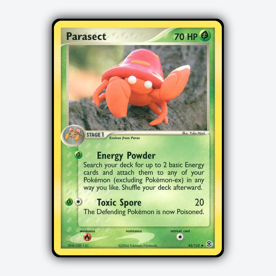 Parasect 043/112 - FireRed & LeafGreen Set - Card Rug