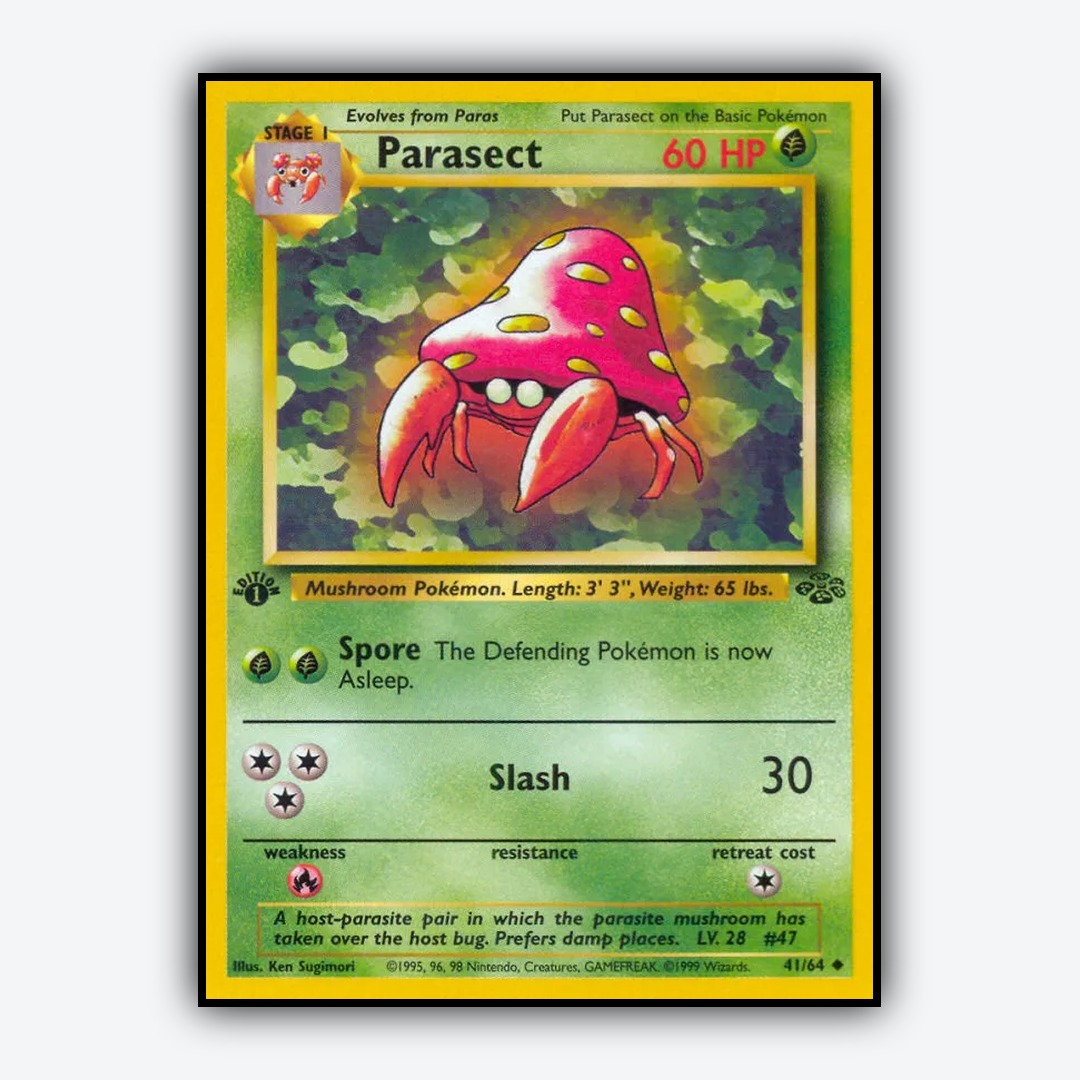 Parasect 041/64 - Jungle Set - Card Rug