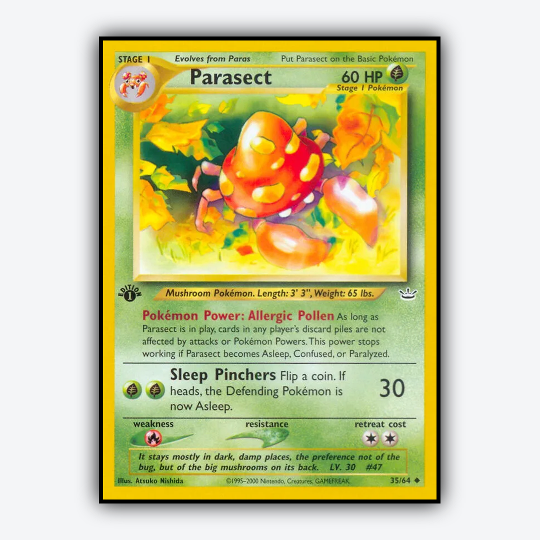 Parasect 035/64 - Neo Revelation Set - Card Rug
