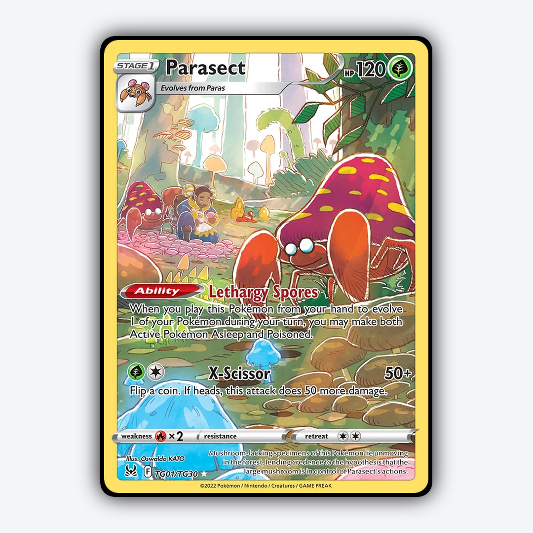 Parasect TG001/30 - TG001/30 Lost Origin Trainer Gallery Set - Card Rug