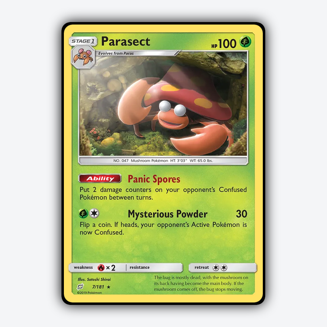 Parasect 007/181 - Team Up Set - Card Rug