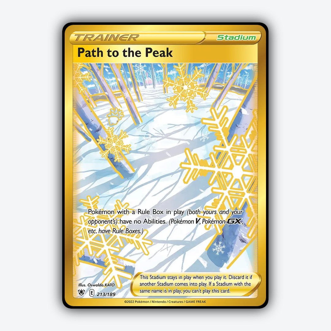 Path to the Peak 213/189 - Astral Radiance Set - Card Rug