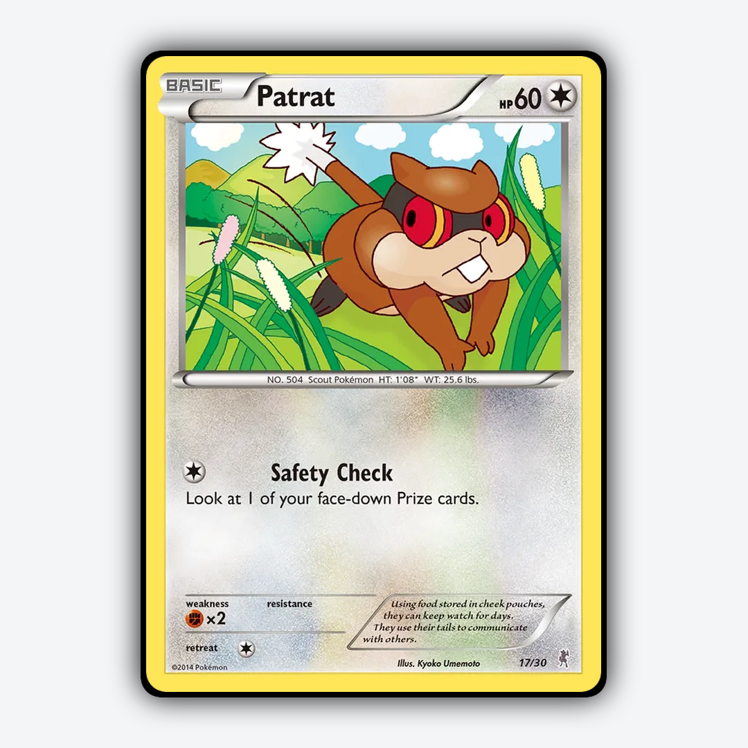Patrat 017/30 - XY Trainer Kit Bisharp Set - Card Rug