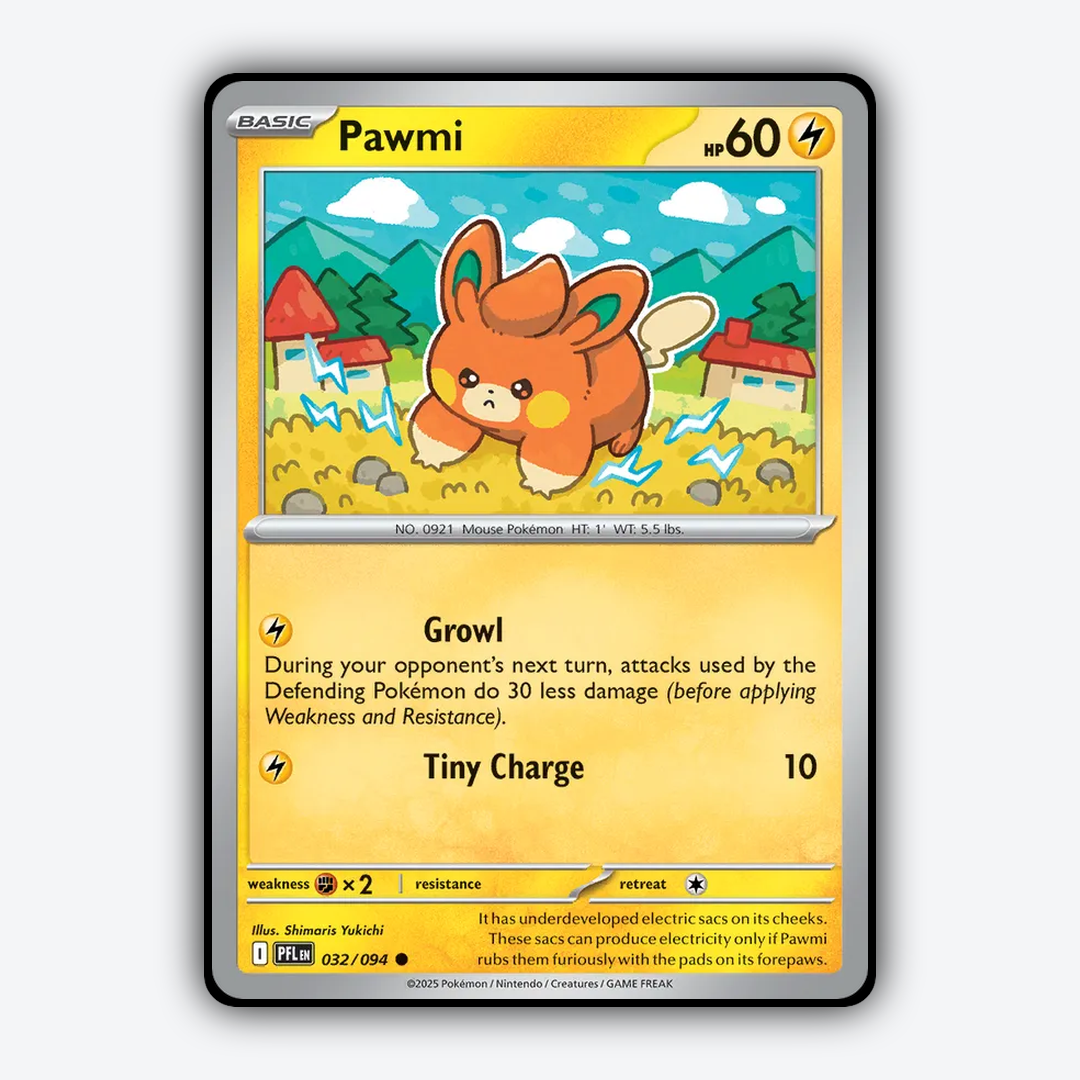 Pawmi 032/094 - Phantasmal Flames Set - Card Rug