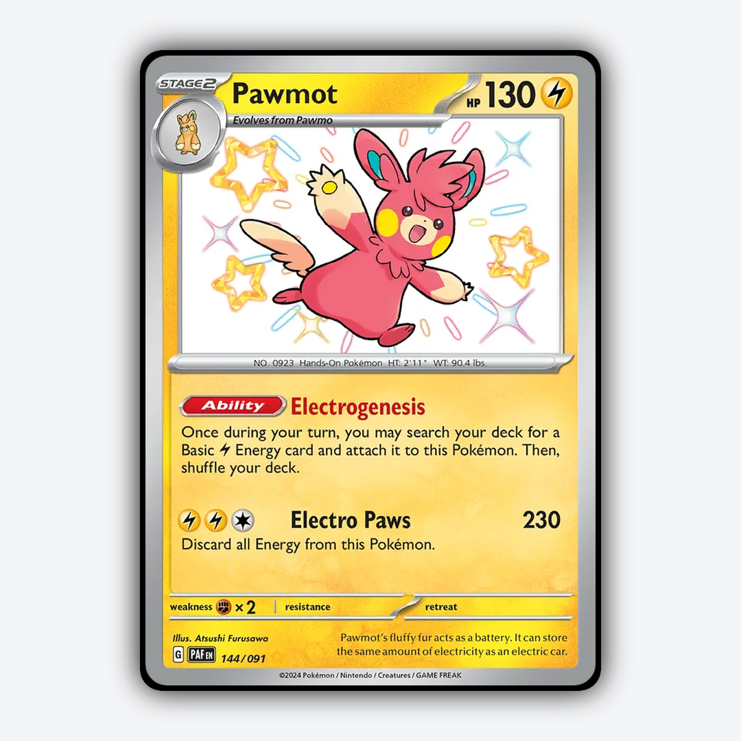 Pawmot #144 - Paldean Fates Set - Card Rug