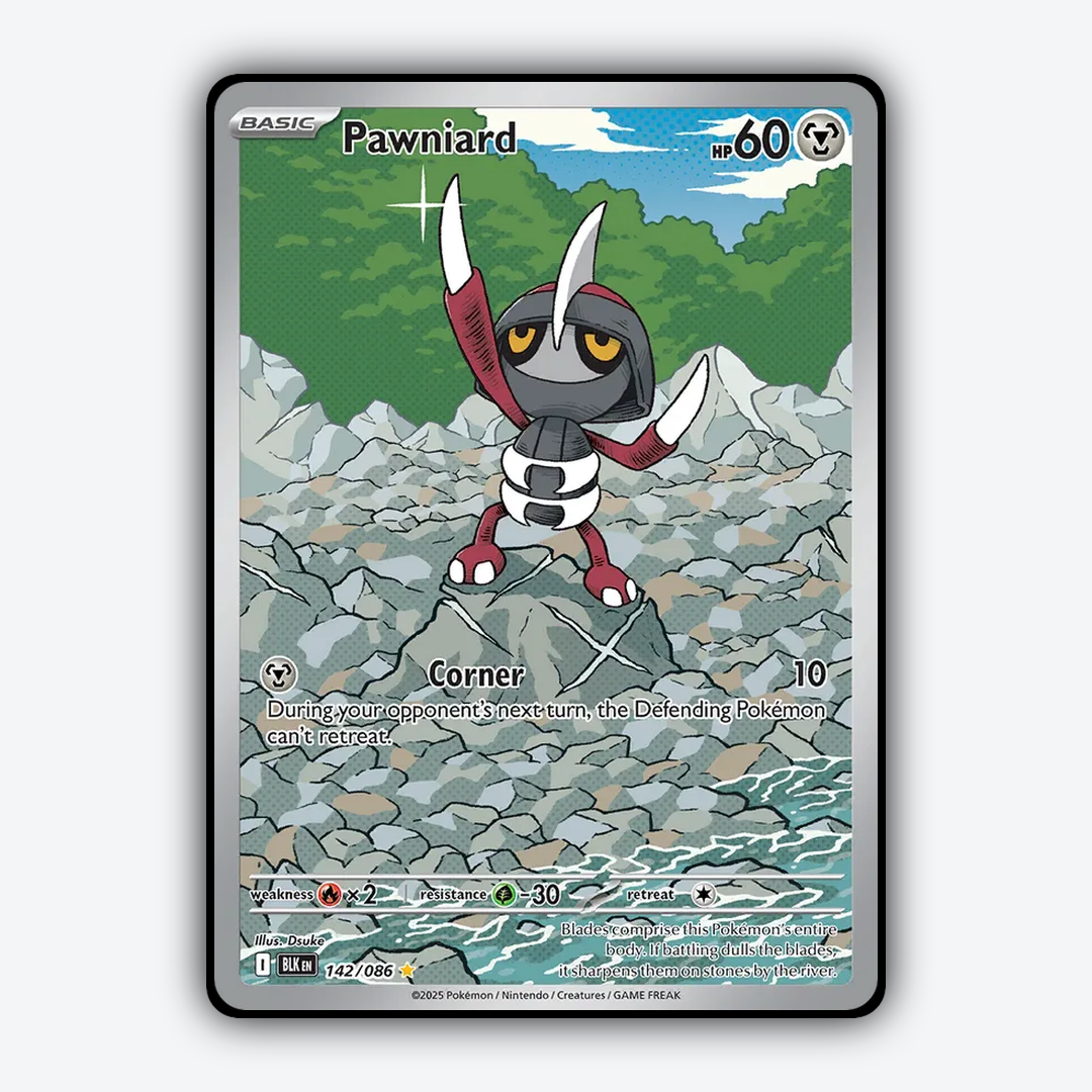 Pawniard #142 - Black Bolt Set - Card Rug