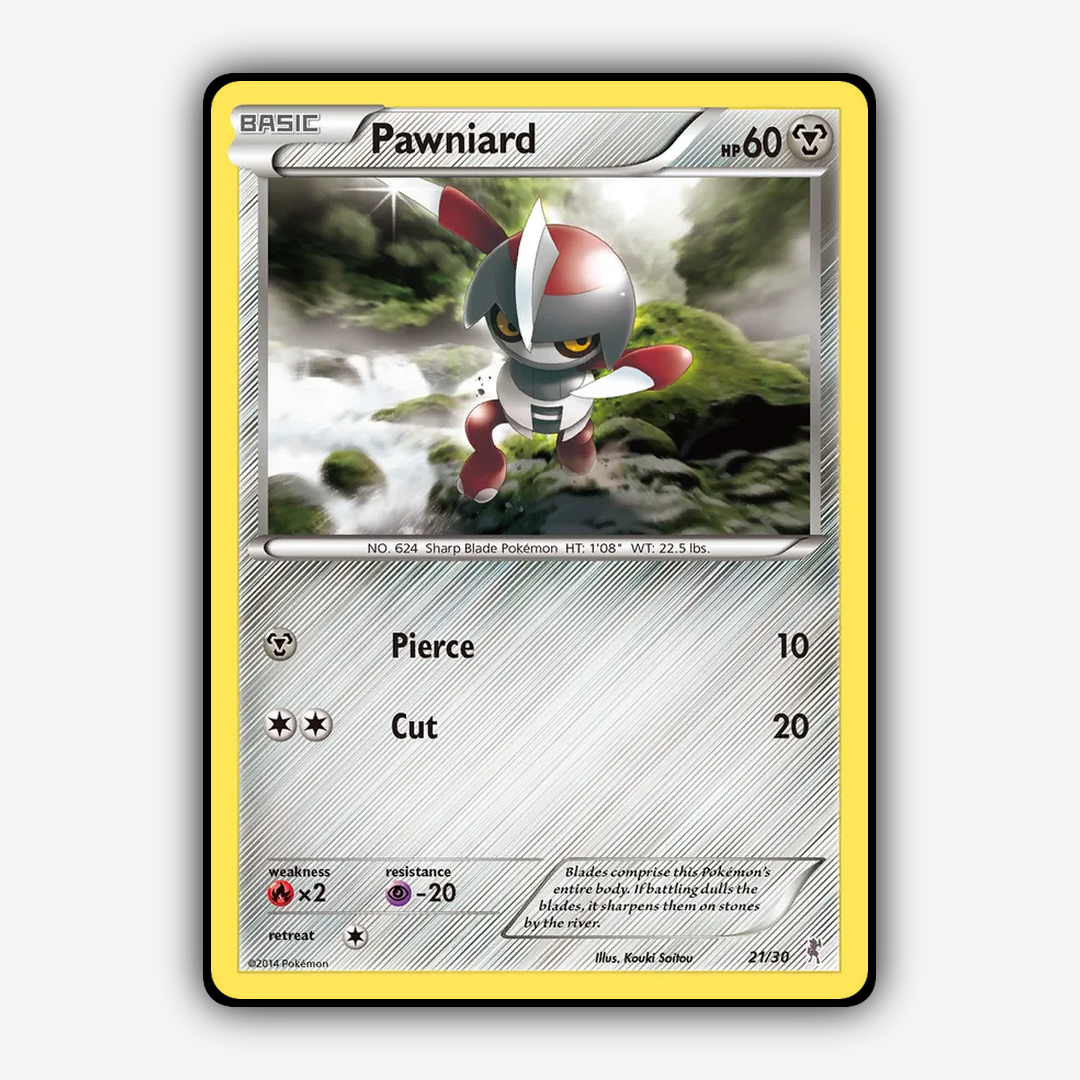 Pawniard 021/30 - XY Trainer Kit Bisharp Set - Card Rug