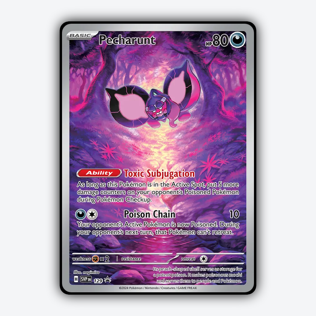 Pecharunt #129 - Scarlet & Violet Black Star Promos Set - Card Rug