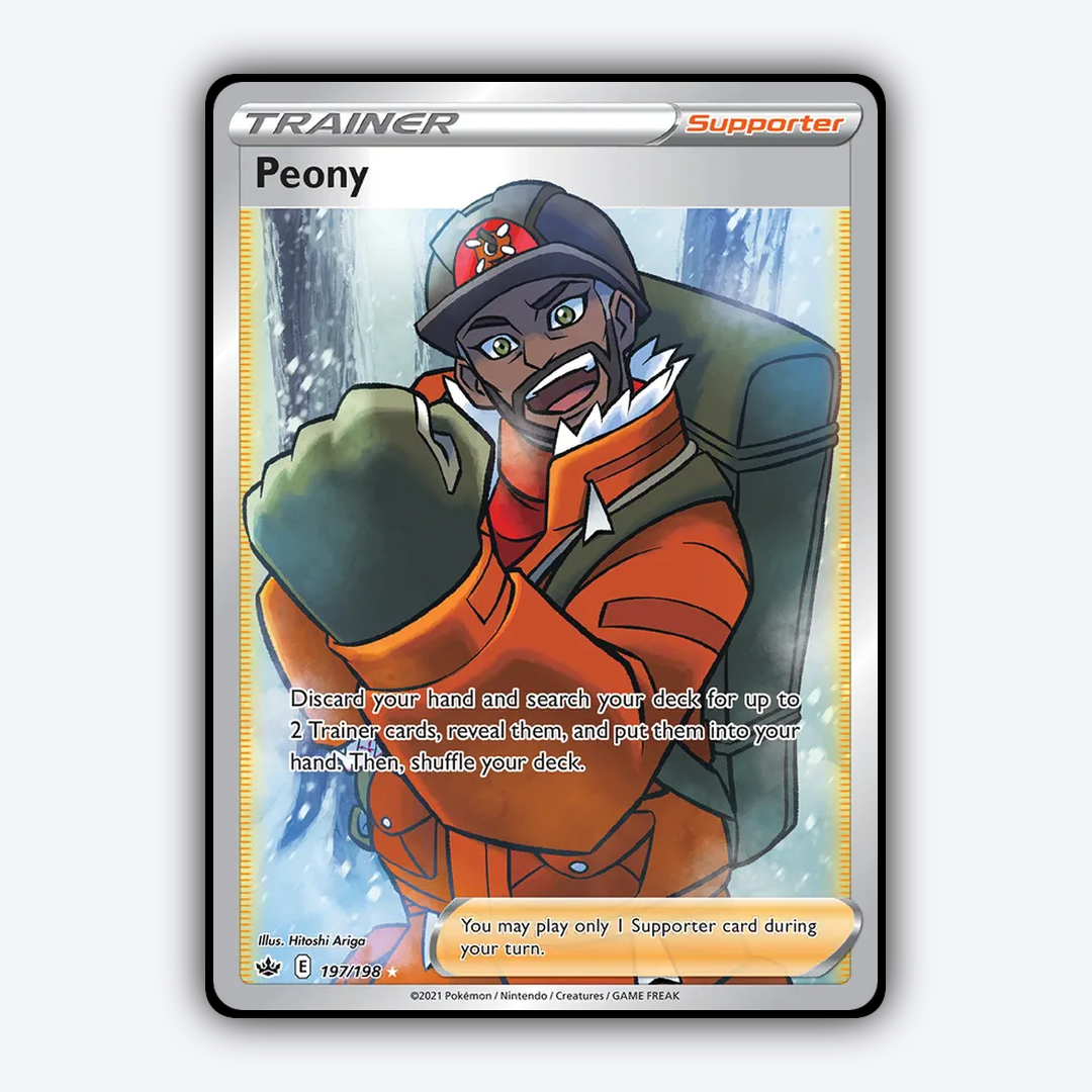 Peony 197/198 - Chilling Reign Set - Card Rug