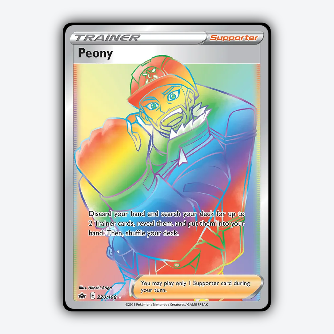 Peony 220/198 - Chilling Reign Set - Card Rug