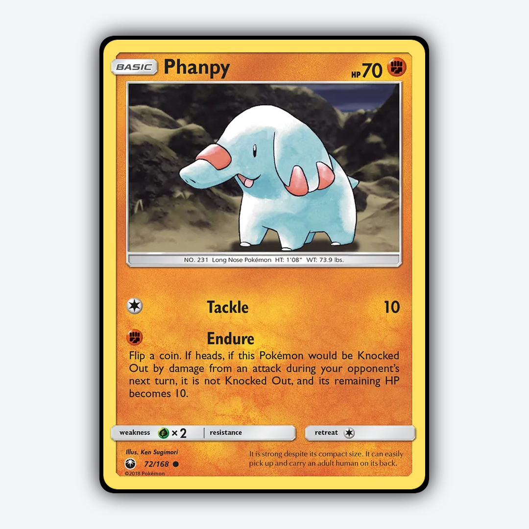 Phanpy 072/168 - Celestial Storm Set - Card Rug
