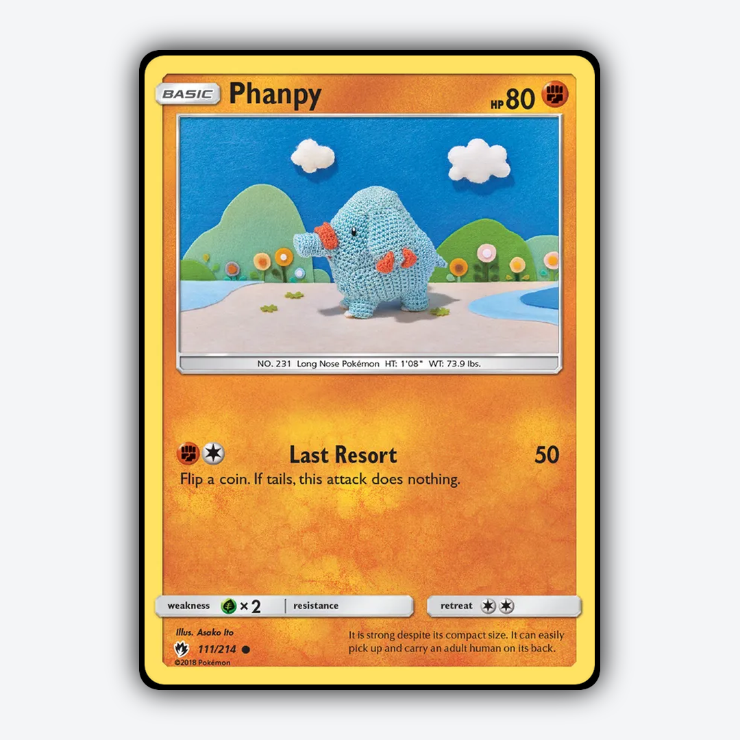 Phanpy 111/214 - Lost Thunder Set - Card Rug