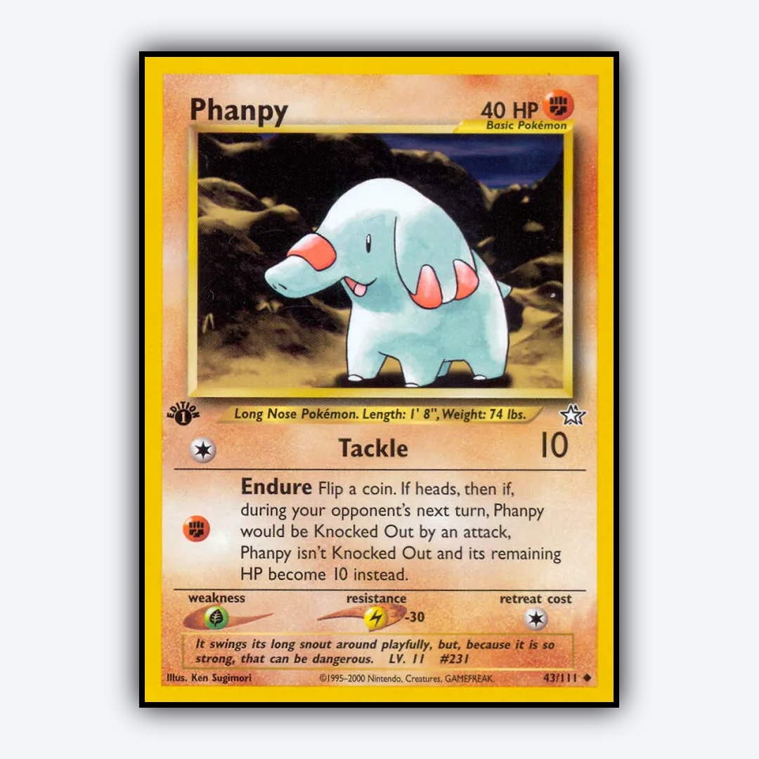 Phanpy 043/111 - Neo Genesis Set - Card Rug