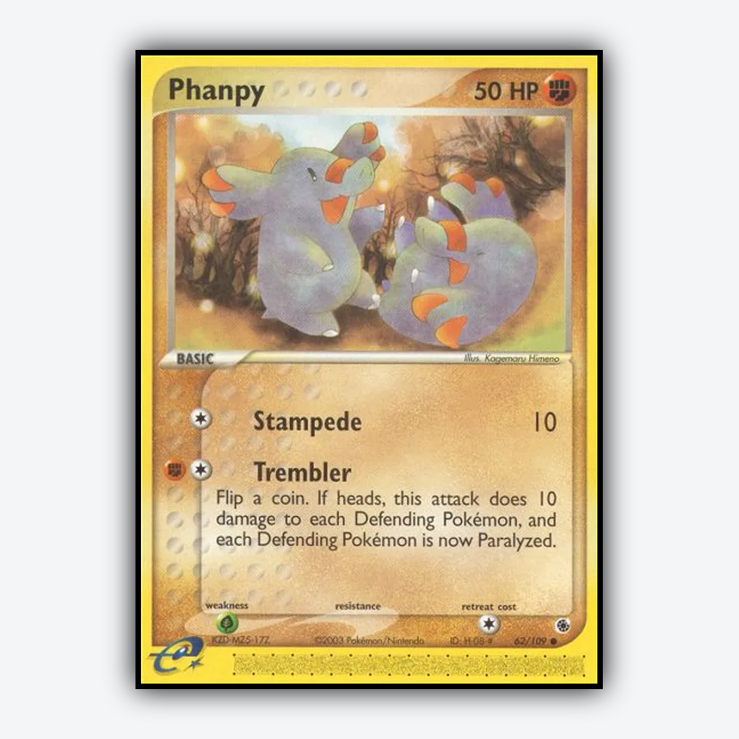 Phanpy 062/109 - Ruby & Sapphire Set - Card Rug