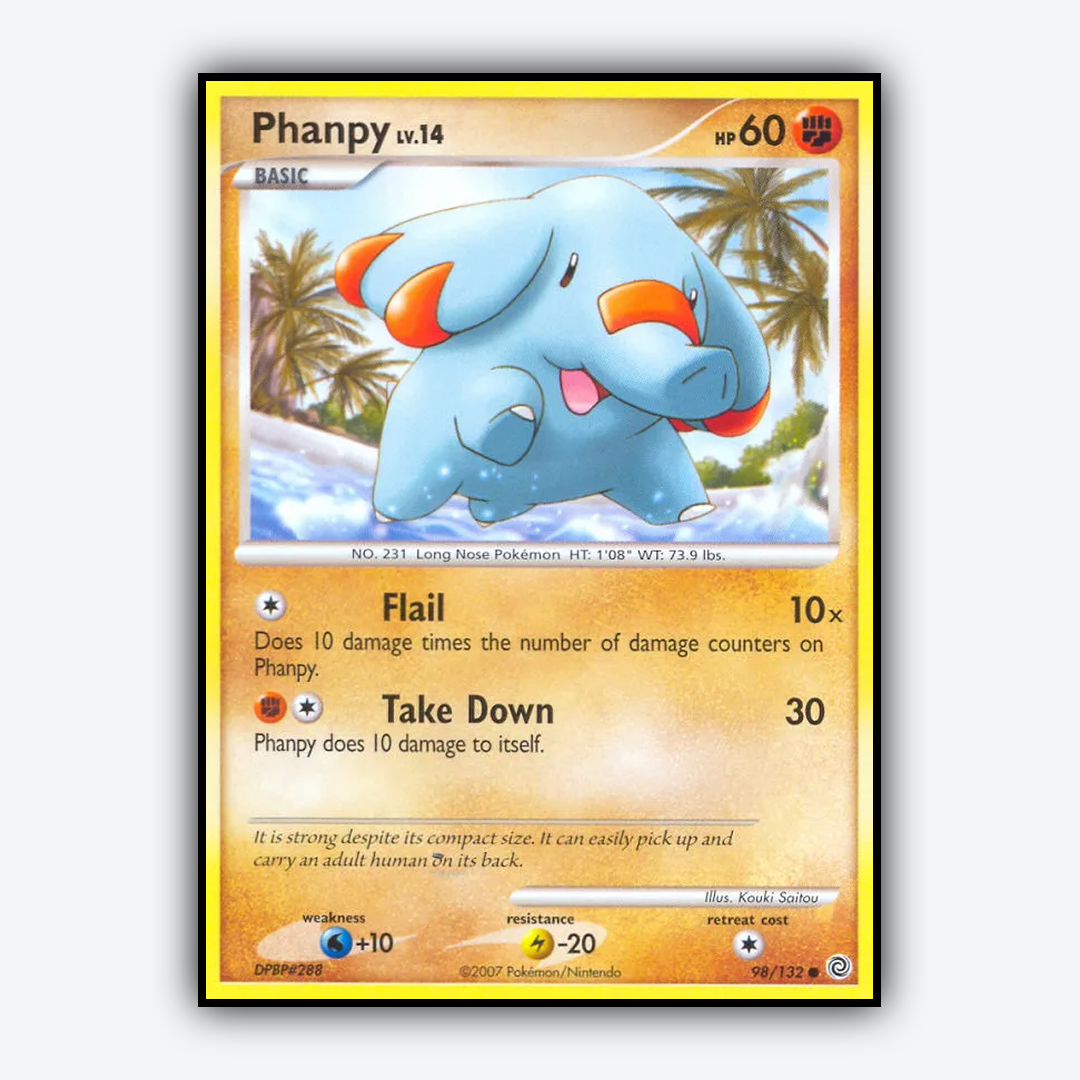 Phanpy 098/132 - Secret Wonders Set - Card Rug