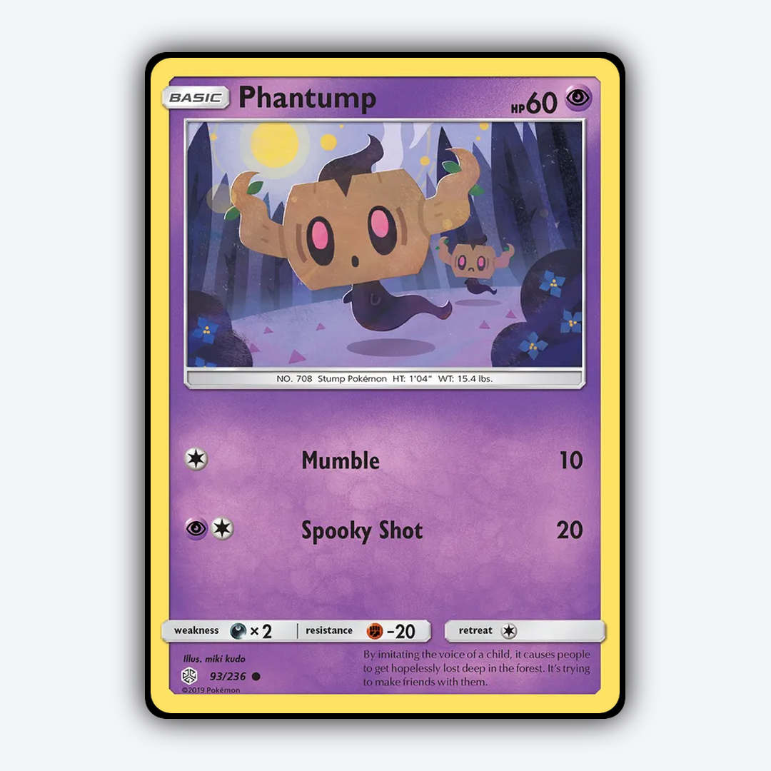 Phantump 093/236 - Cosmic Eclipse Set - Card Rug