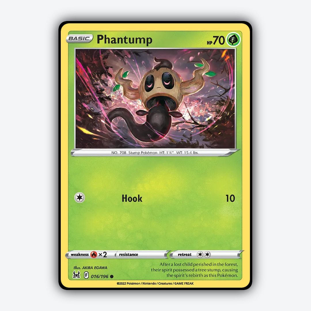 Phantump 016/196 - Lost Origin Set - Card Rug