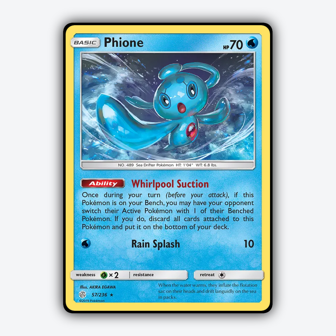 Phione 057/236 - Cosmic Eclipse Set - Card Rug