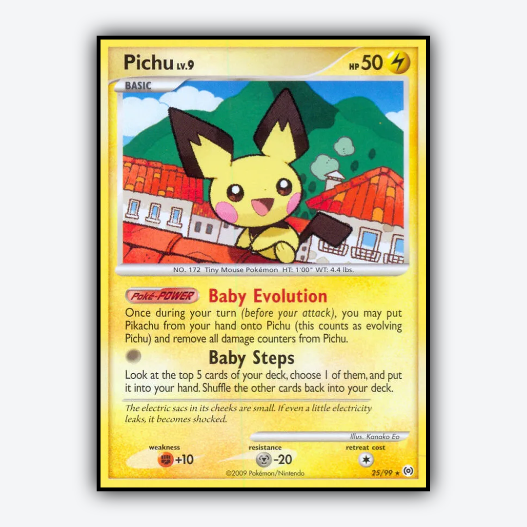 Pichu 025/99 - Arceus Set - Card Rug