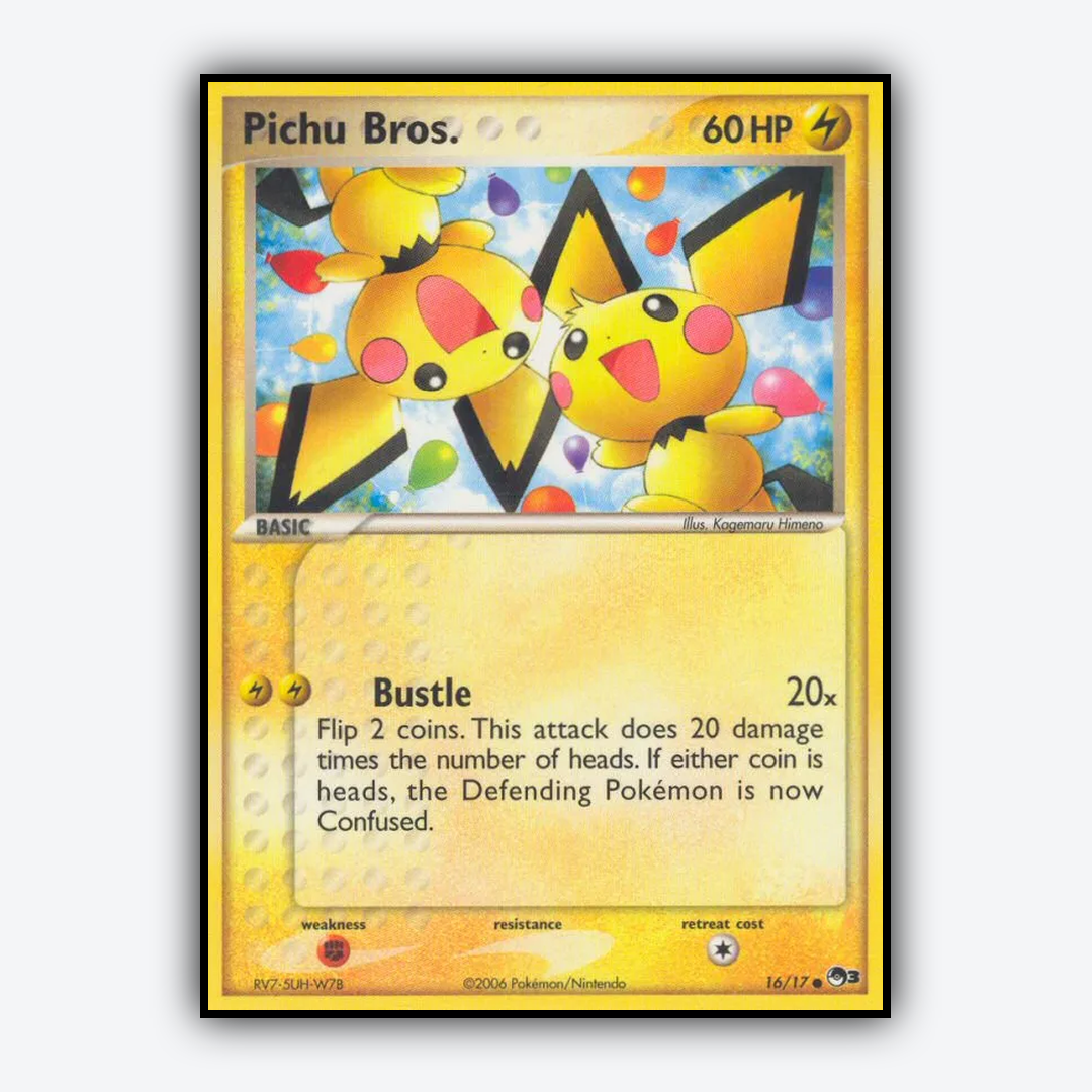 Pichu Bros. 016/17 - POP Series 3 Set - Card Rug