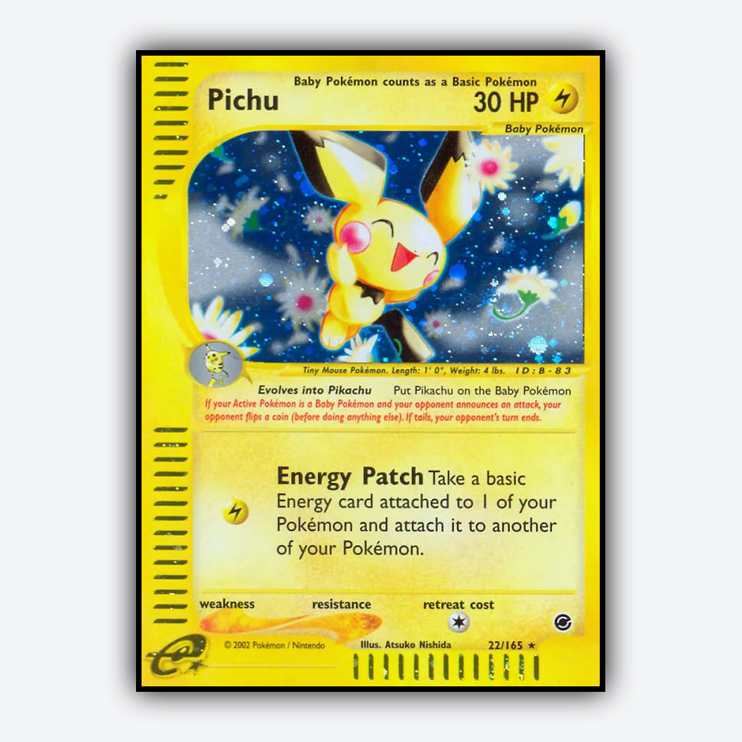 Pichu 022/165 - Expedition Base Set - Card Rug