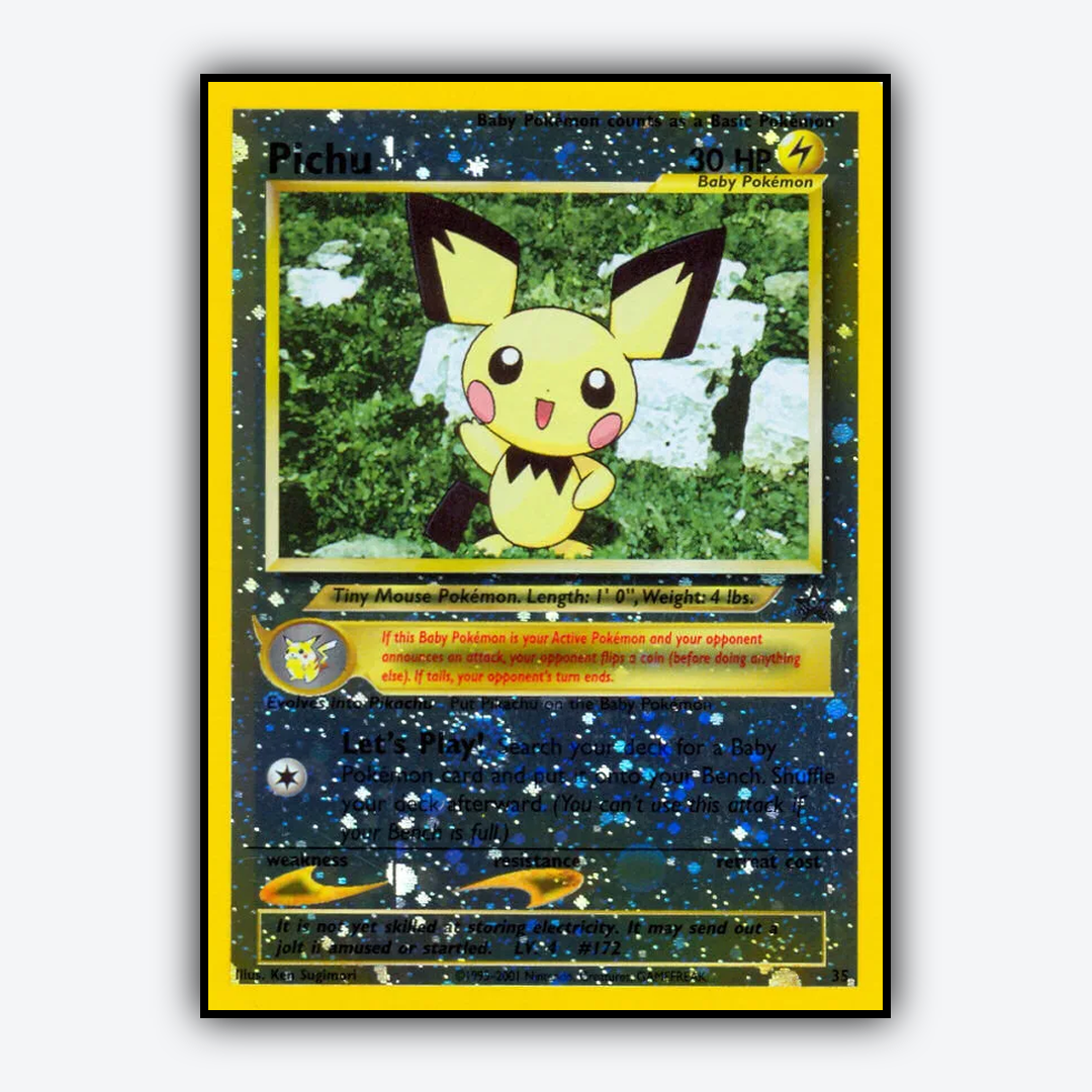 Pichu #35 - Wizards Black Star Promos Set - Card Rug