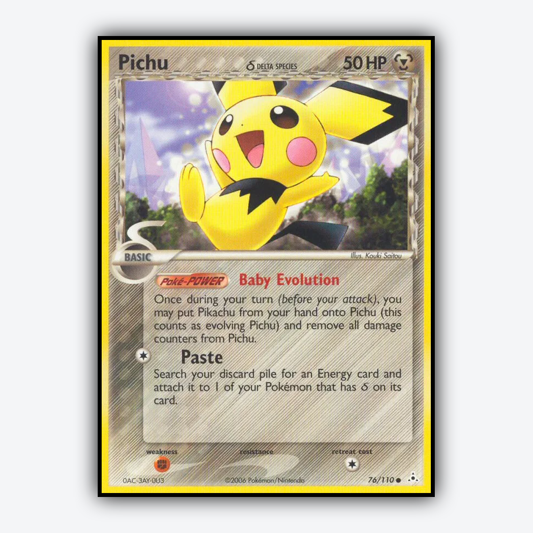 Pichu δ 076/110 - Holon Phantoms Set - Card Rug