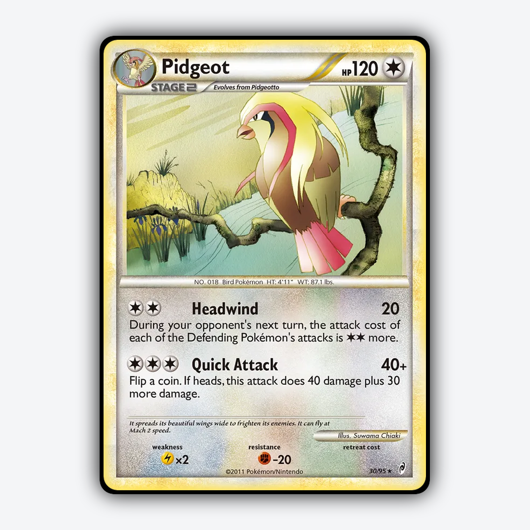 Pidgeot 030/95 - Call of Legends Set - Card Rug