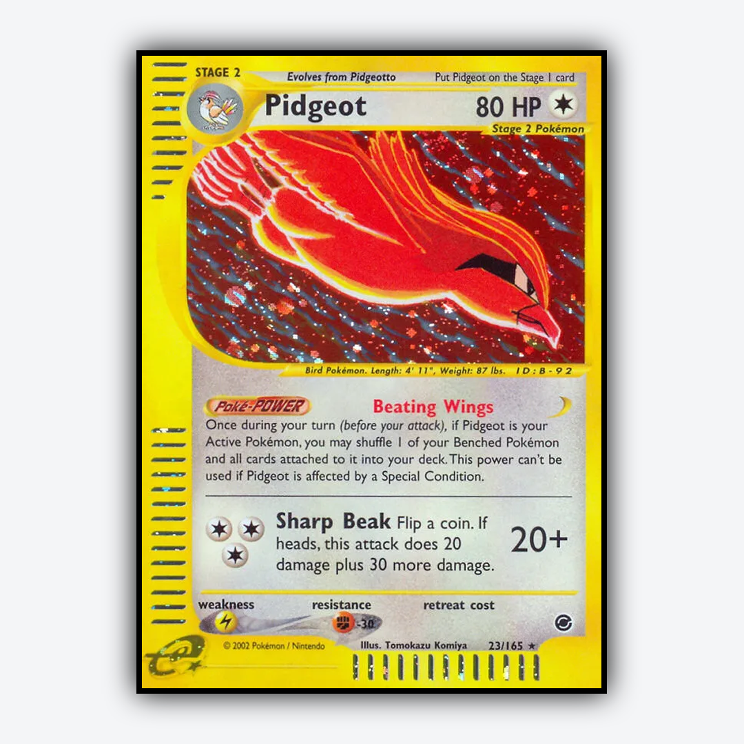 Pidgeot 023/165 - Expedition Base Set - Card Rug