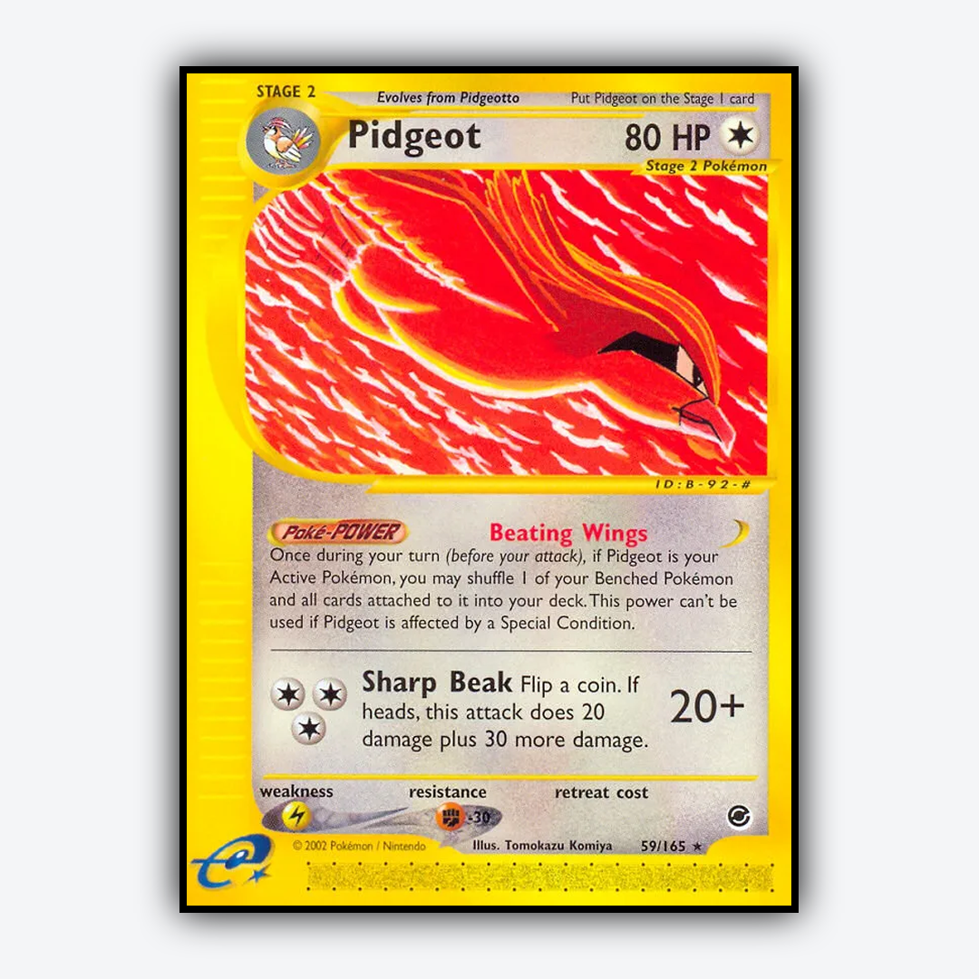 Pidgeot 059/165 - Expedition Base Set - Card Rug