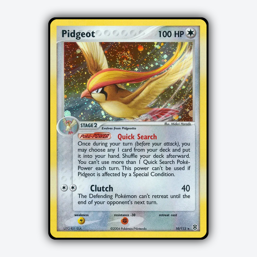 Pidgeot 010/112 - FireRed & LeafGreen Set - Card Rug
