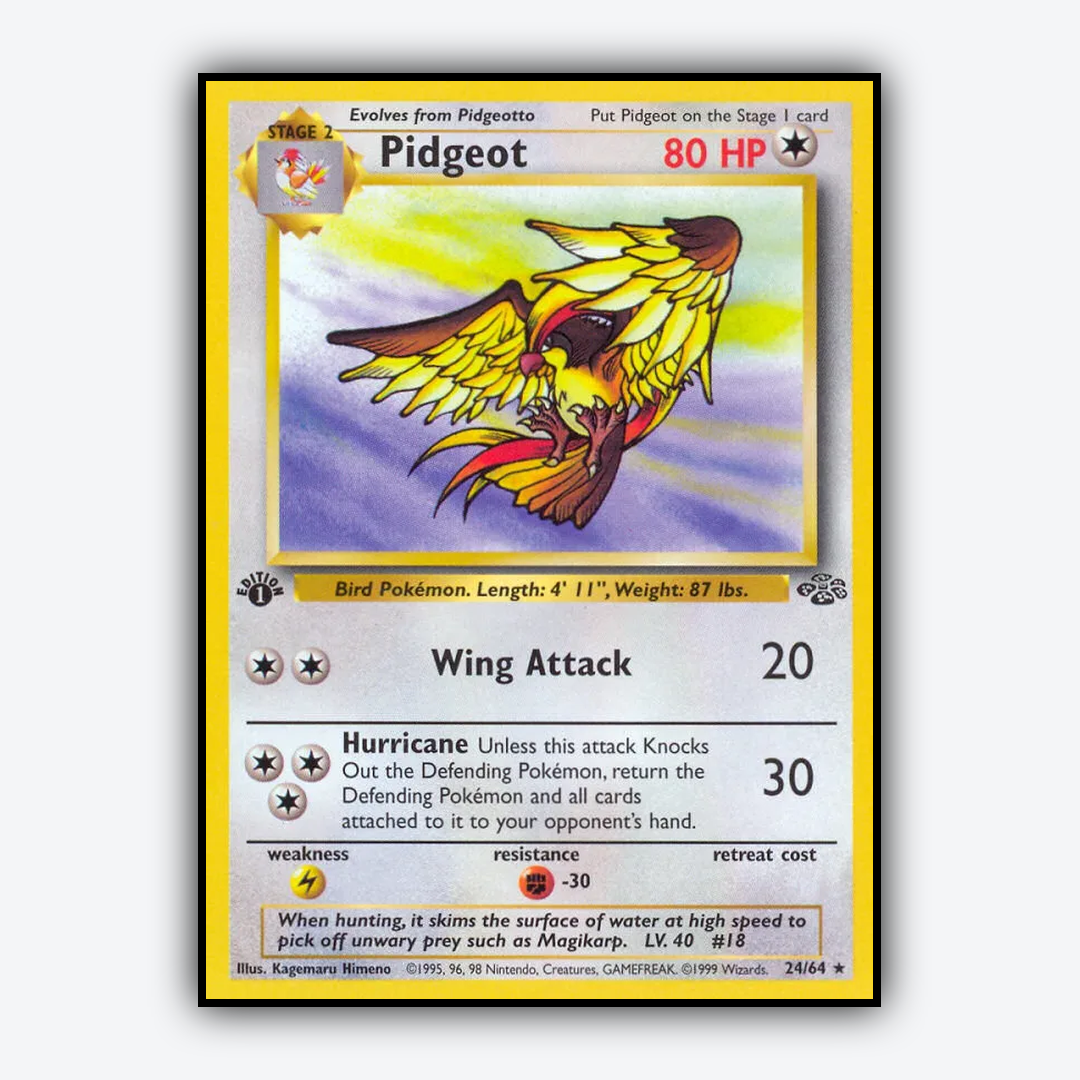 Pidgeot 024/64 - Jungle Set - Card Rug