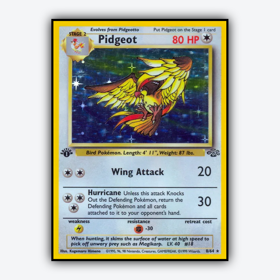 Pidgeot 008/64 - Jungle Set - Card Rug