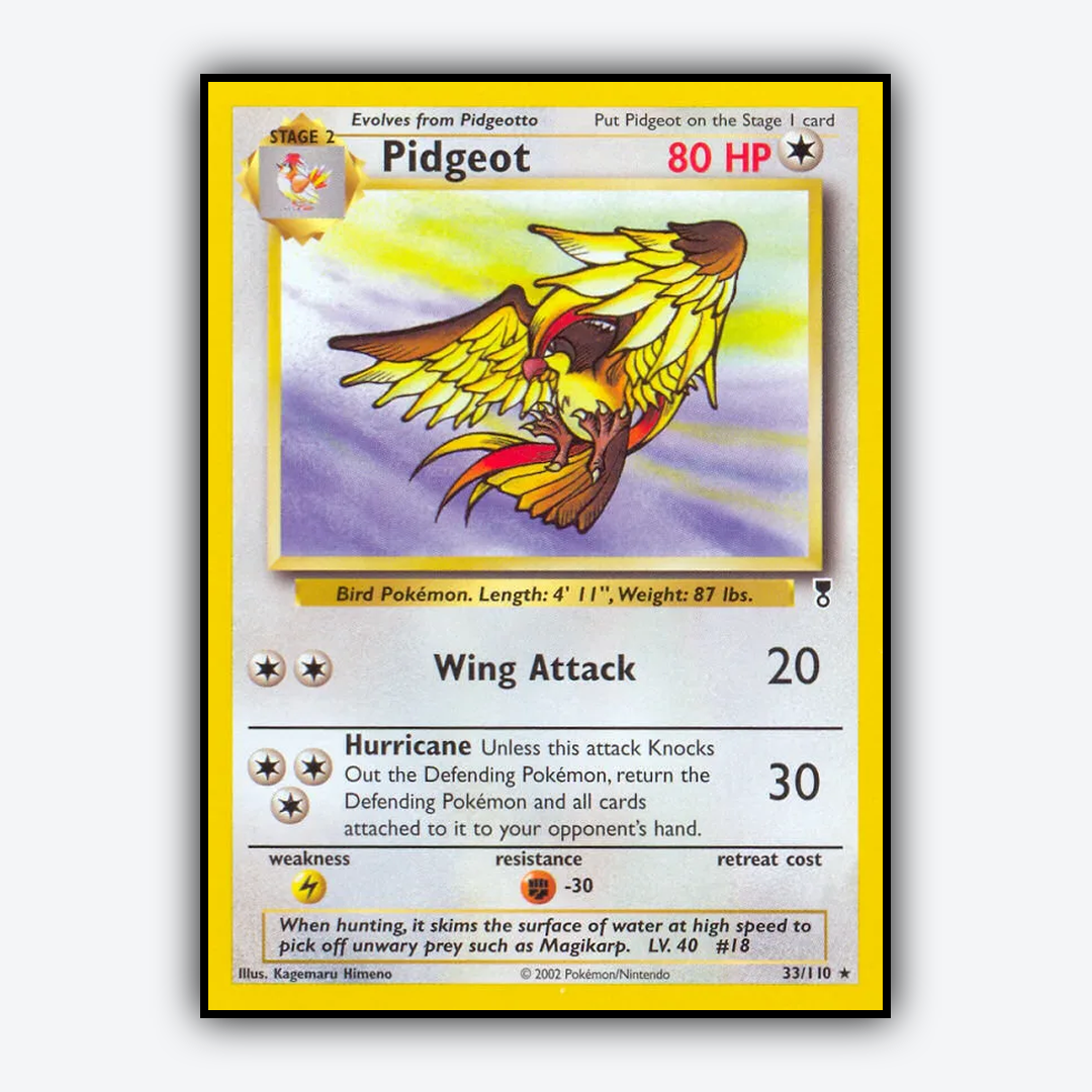 Pidgeot 033/110 - Legendary Collection Set - Card Rug