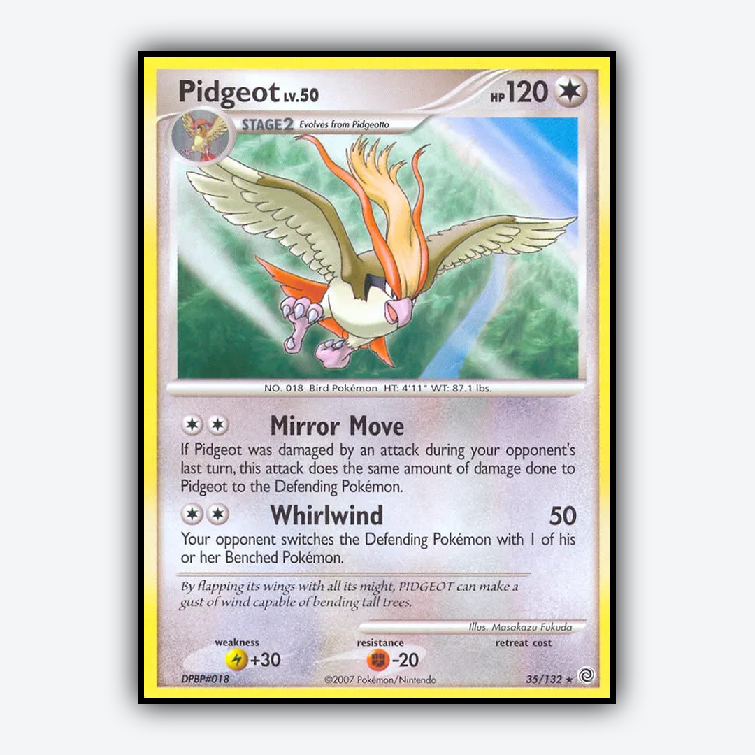 Pidgeot 035/132 - Secret Wonders Set - Card Rug