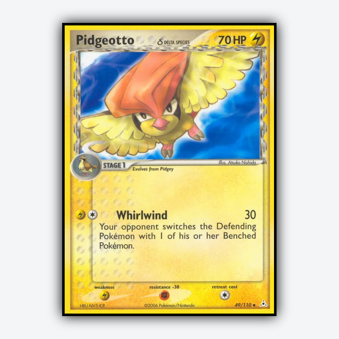 Pidgeotto δ 049/110 - Holon Phantoms Set - Card Rug