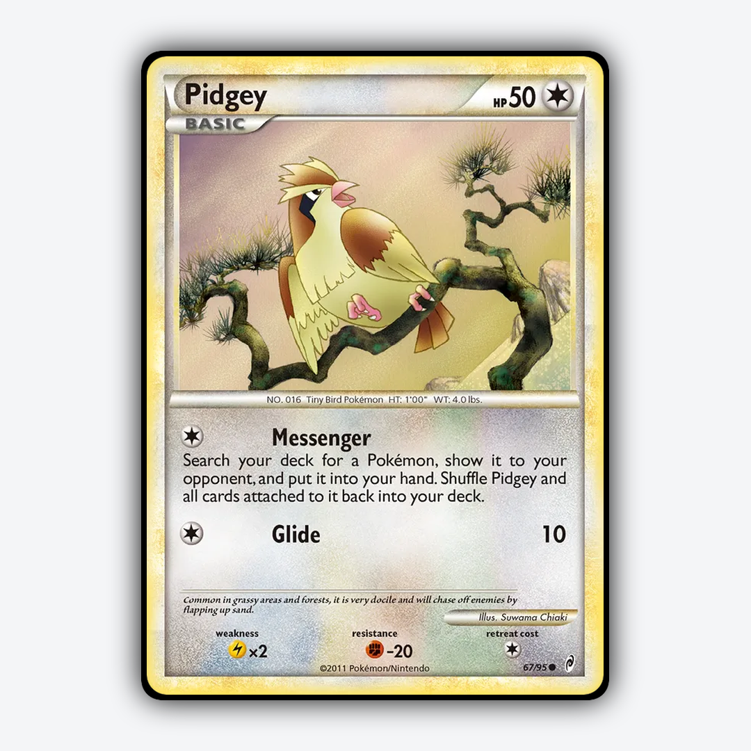 Pidgey 067/95 - Call of Legends Set - Card Rug