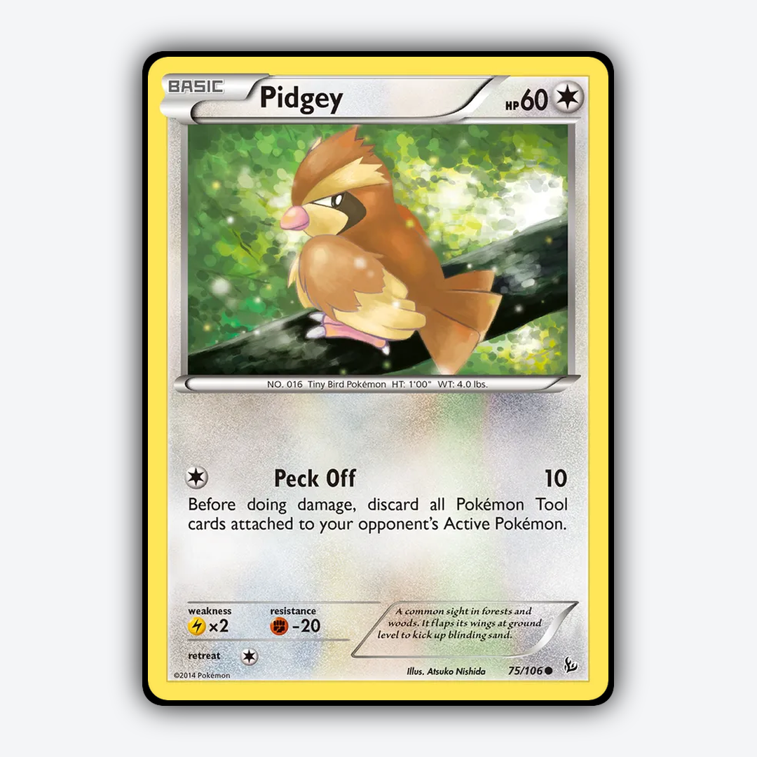 Pidgey 075/106 - Flashfire Set - Card Rug