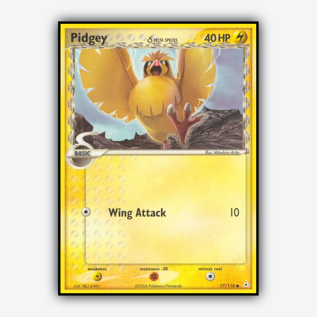 Pidgey δ 077/110 - Holon Phantoms Set - Card Rug