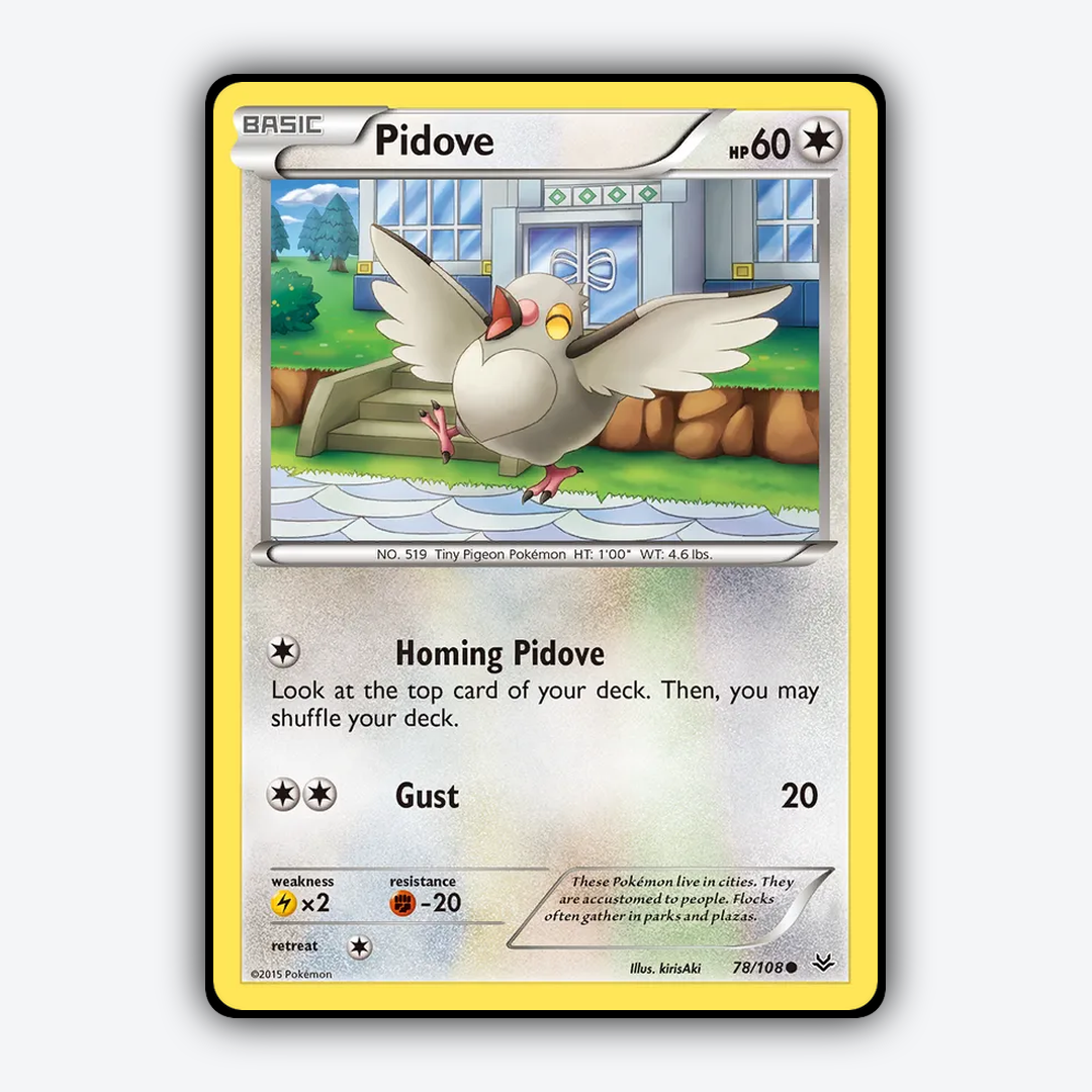 Pidove 078/108 - Roaring Skies Set - Card Rug