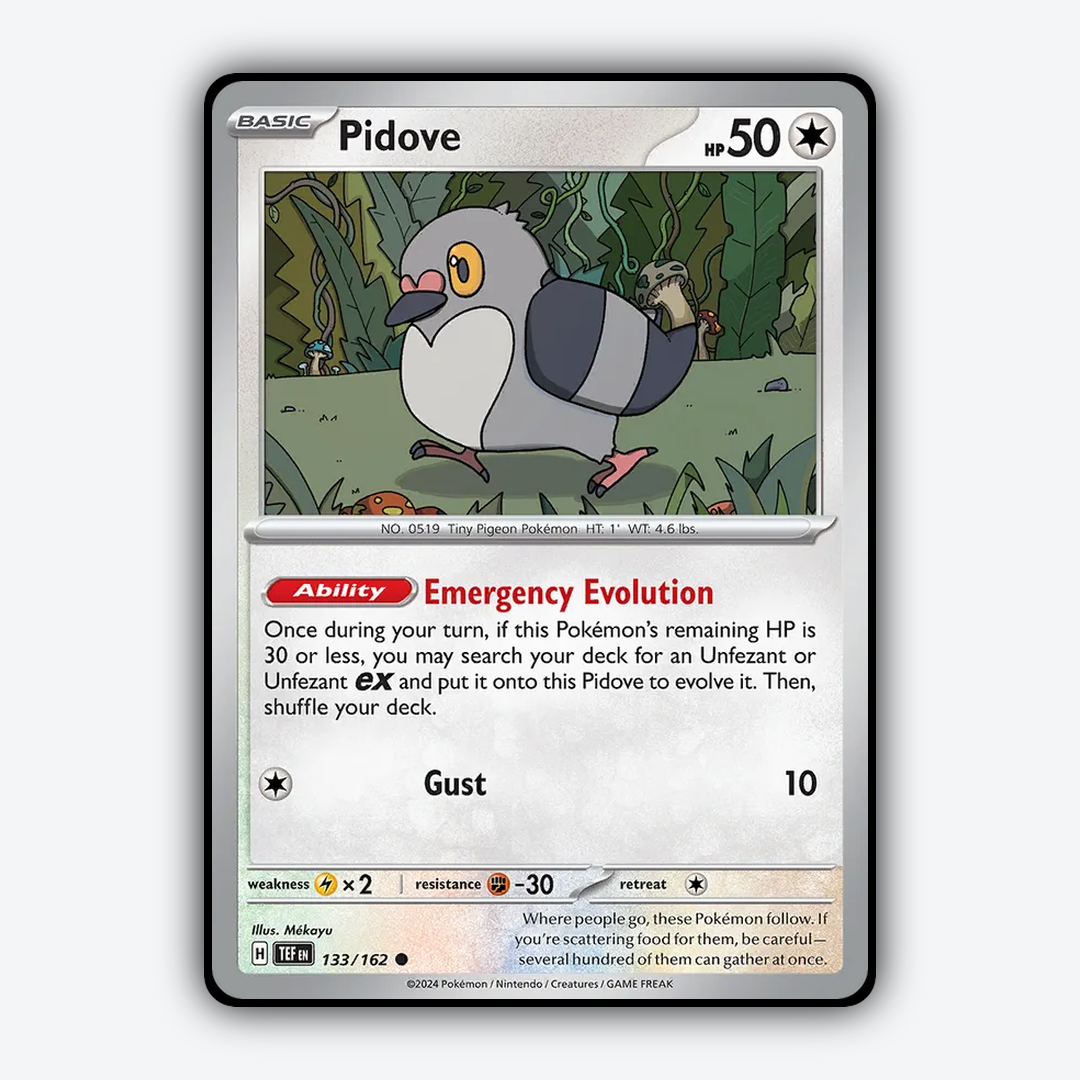 Pidove 133/162 - Temporal Forces Set - Card Rug