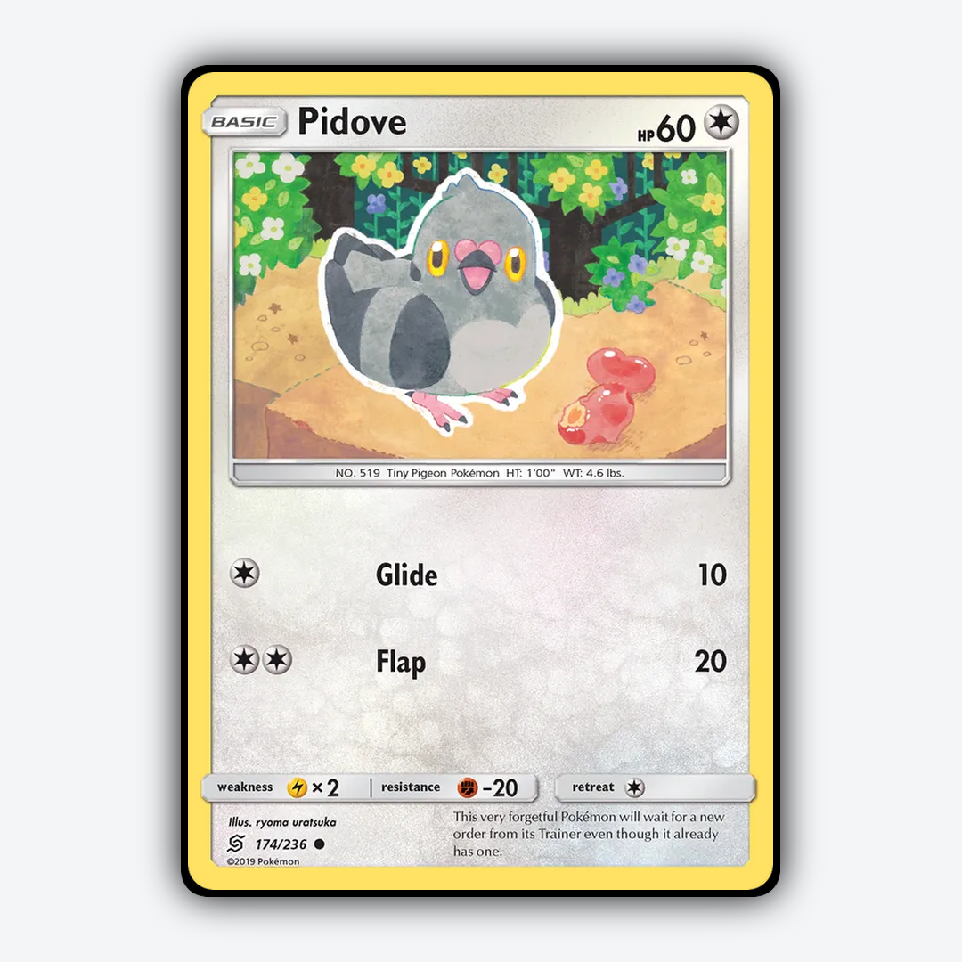 Pidove 174/236 - Unified Minds Set - Card Rug